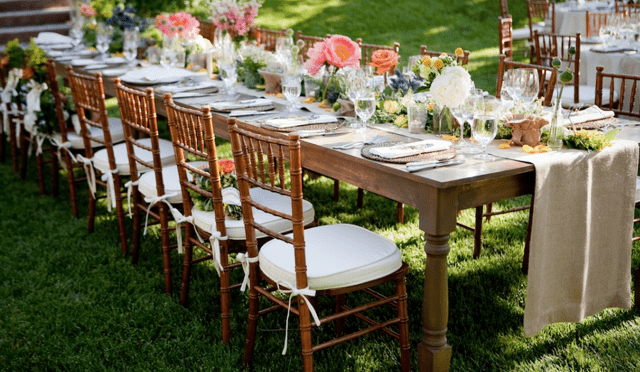 Farm Style Tables Park City Wedding Planner