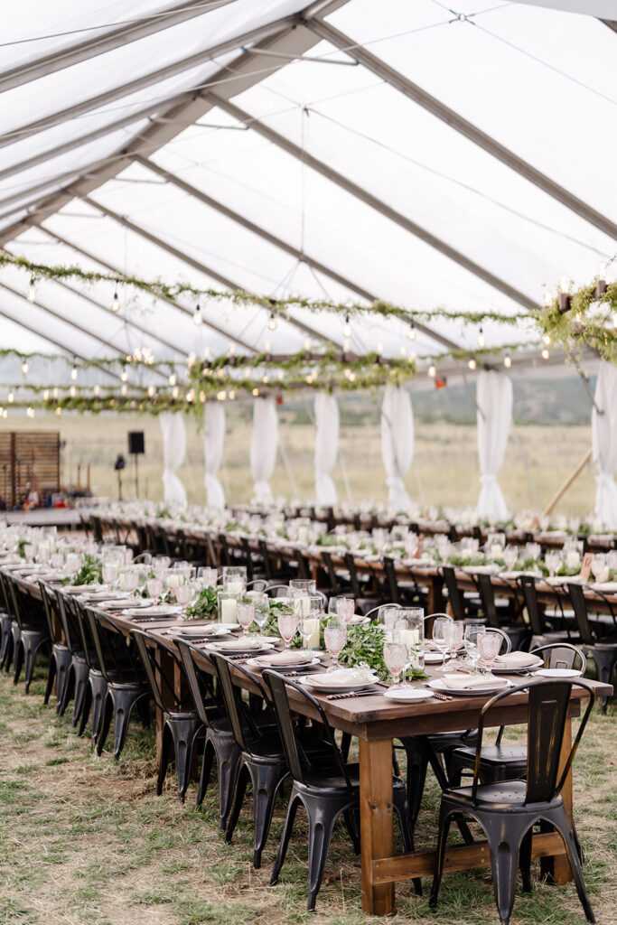 Reception Design • Park City Wedding Planner • Shellie Ferrer Events