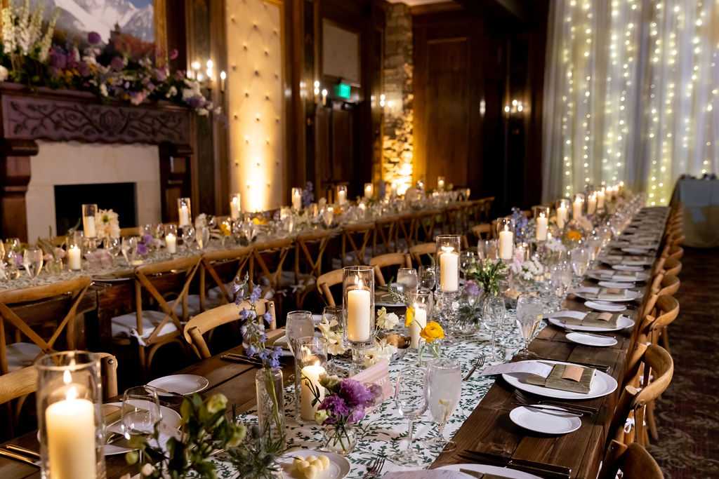 Reception Design • Park City Wedding Planner • Shellie Ferrer Events
