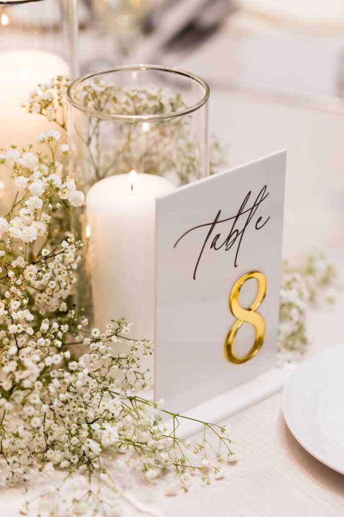 Table Numbers • Park City Wedding Planner • Shellie Ferrer Events